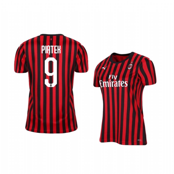 Women's Krzysztof Piatek AC Milan 19-20 Home Jersey