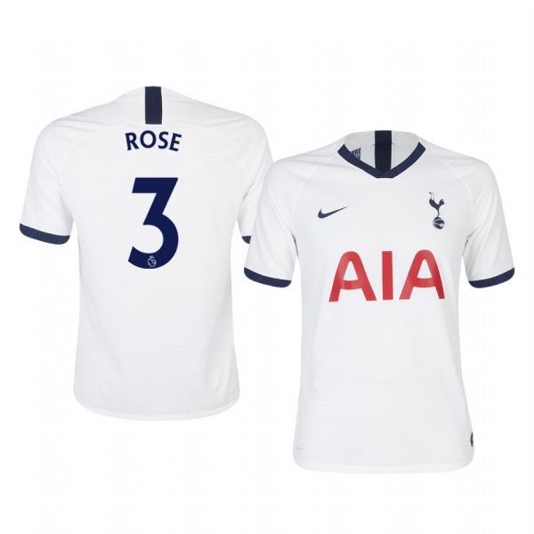 Men's Danny Rose Tottenham Hotspur Home Short Sleeve Jersey 19-20