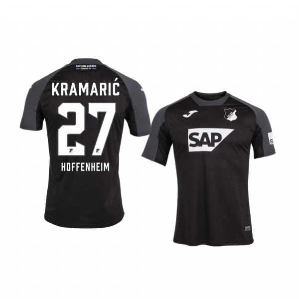 Youth TSG 1899 Hoffenheim Andrej Kramaric Black Third Short Sleeve Jersey 19-20