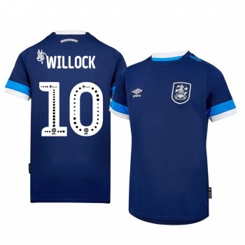 Huddersfield Town Chris Willock 19-20 Away Men's Navy Short Sleeve Jersey