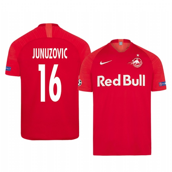 Zlatko Junuzovic Red Bull Salzburg European Home Red Short Sleeve Jersey