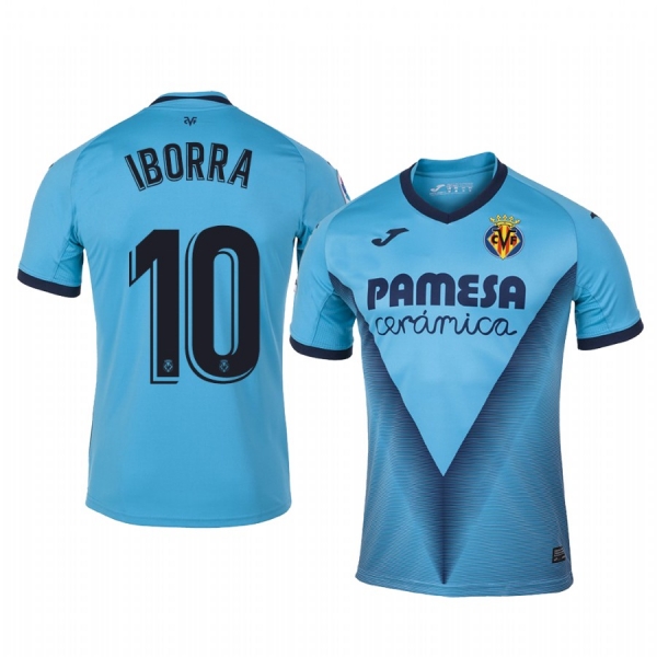 Villarreal Vicente Iborra Men's Jersey Short Sleeve Third 19-20