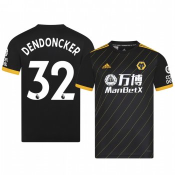 Leander Dendoncker Wolverhampton Wanderers Away Men's Short Sleeve Jersey 19-20