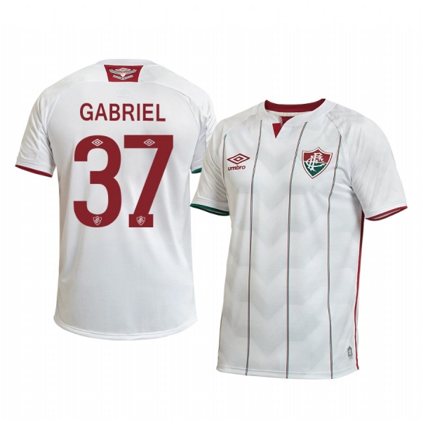 Fluminense Gabriel Capixaba 2020 Away Men's White Short Sleeve Jersey