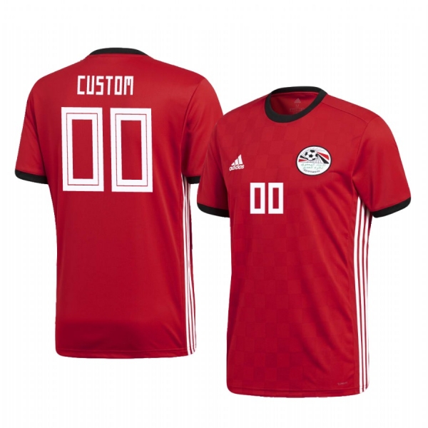 2018 World Cup Egypt Custom Men's Home Official Jersey