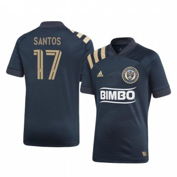 Sérgio Santos Philadelphia Union 2020-21 Home Men's Santos Short Sleeve Jersey