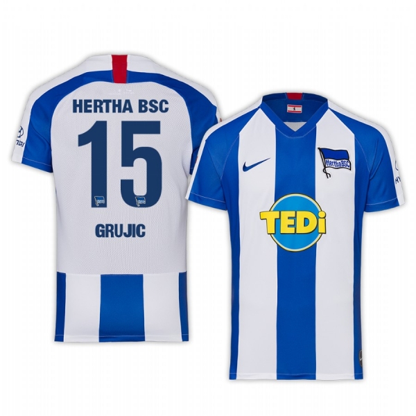 Men's Hertha BSC Marko Grujić Home Jersey 19-20