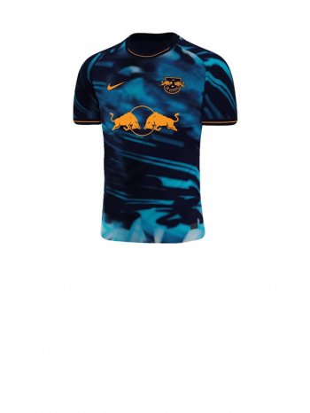 RB Leipzig Men's Black Third Short Sleeve Jersey 2020-21