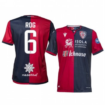 Men's Marko Rog Cagliari Calcio 19-20 Home Jersey