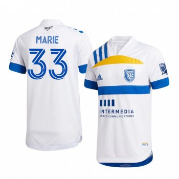 San Jose Earthquakes Paul Marie 408 Edition Men's Official Short Sleeve Jersey 2020