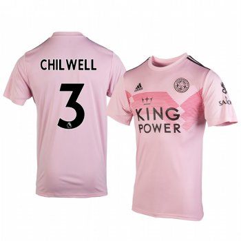 Ben Chilwell Leicester City Away Men's Short Sleeve Jersey 19-20