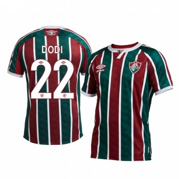 Fluminense Dodi 2020 Home Men's Red Green Short Sleeve Jersey