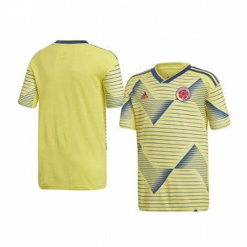 Youth Colombia Custom Youth 2019 Home Replica Short Sleeve Jersey