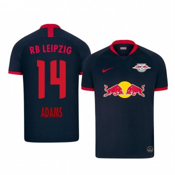 RB Leipzig Tyler Adams 19-20 Away Men's Black Short Sleeve Jersey