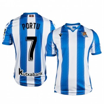 Portu Real Sociedad Home Men's Jersey 19-20