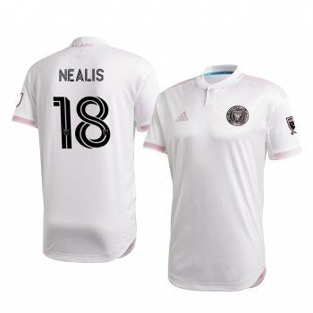 Dylan Nealis Inter Miami White 2020 Primary Men's Authentic Short Sleeve Jersey