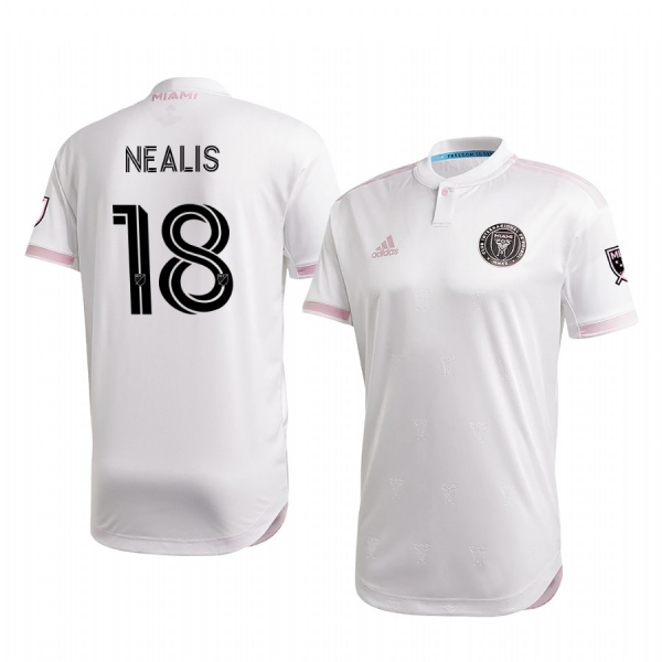 Dylan Nealis Inter Miami White 2020 Primary Men's Authentic Short Sleeve Jersey