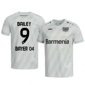 Bayer Leverkusen Leon Bailey White Away Jersey 19-20 Men's