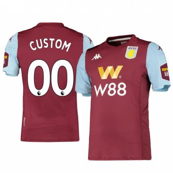 Aston Villa Custom Home Men's Jersey 19-20