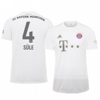 Bayern Munich Niklas Sule White Away Jersey 19-20 Men's