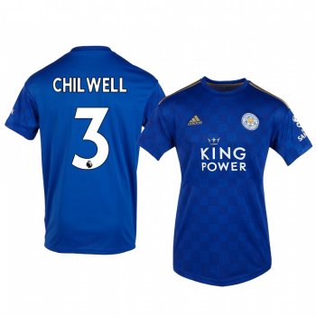 Women's Ben Chilwell Leicester City Home Short Sleeve Jersey 19-20