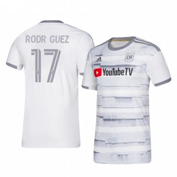 Brian Rodríguez Los Angeles FC 2020-21 Away Men's White Short Sleeve Jersey