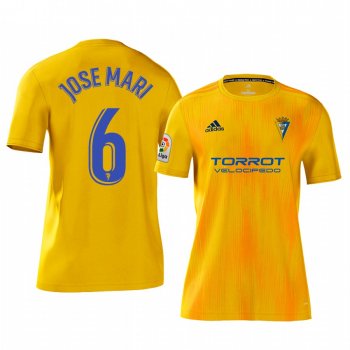 Jose Mari Cadiz CF Home Yellow Short Sleeve Jersey