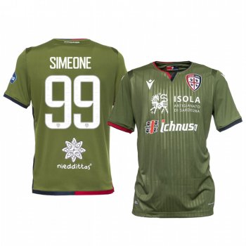 Cagliari Calcio Giovanni Simeone Men's Jersey Short Sleeve Third 19-20