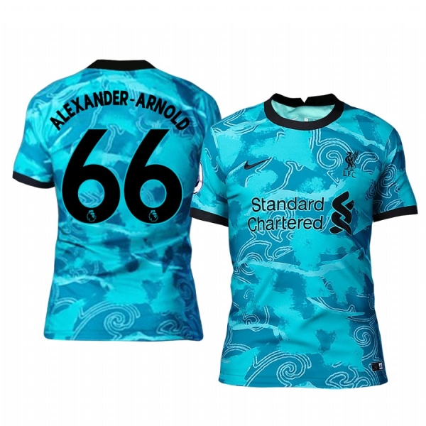 Liverpool Trent Alexander-Arnold Men's Green Away Short Sleeve Jersey 2020-21