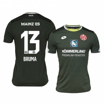 Mainz 05 Jeffrey Bruma 19-20 Third Men's Green Short Sleeve Jersey