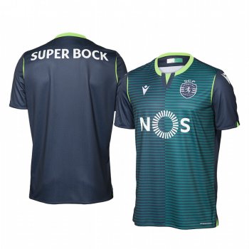 Sporting Lisbon 19-20 Away Men's Navy Short Sleeve Jersey