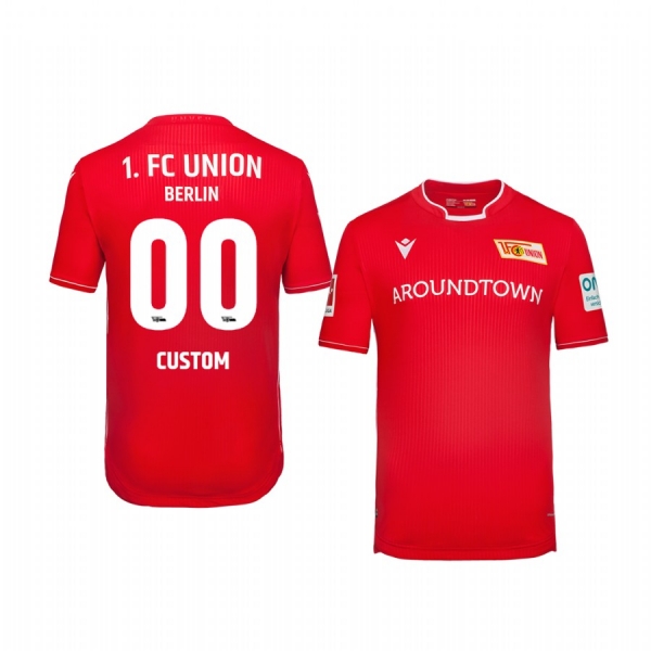 Youth Custom Union Berlin 19-20 Home Youth Red Official Short Sleeve Jersey