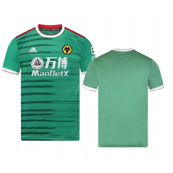 Youth Wolverhampton Wanderers Raul Jimenez Green Third Short Sleeve Jersey 19-20