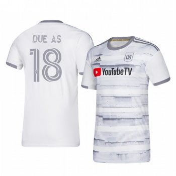 Erik Dueñas Los Angeles FC 2020-21 Away Men's White Short Sleeve Jersey