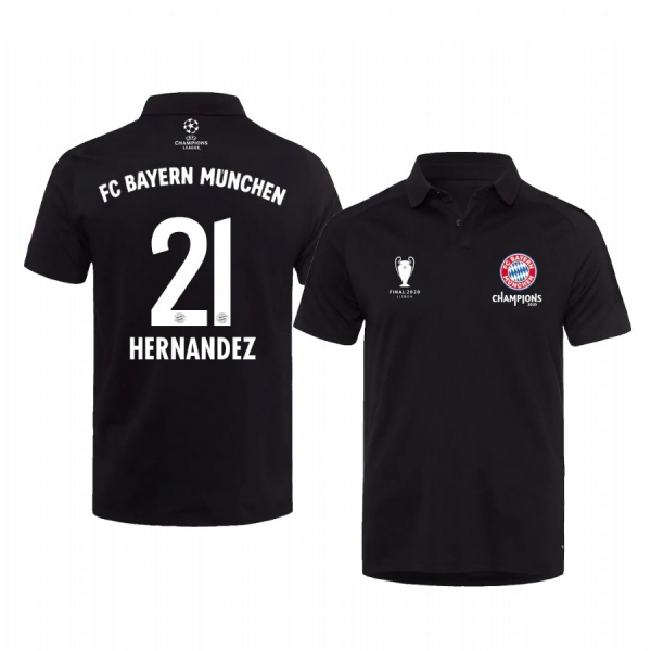 Bayern Munich Black 2020 UEFA Champions of Europe Polo