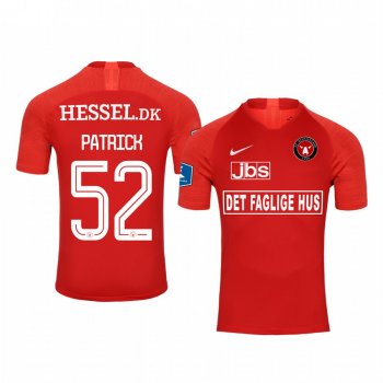 Patrick Midtjylland Away Red Short Sleeve Jersey