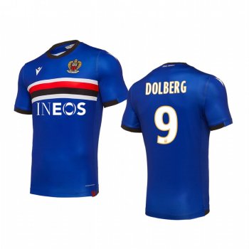 Youth OGC Nice Kasper Dolberg Royal Third Short Sleeve Jersey 19-20