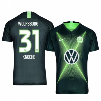 Defender VfL Wolfsburg Robin Knoche Men's Home Jersey 19-20