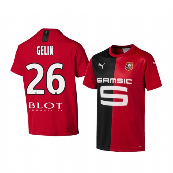 Youth Stade Rennais Jérémy Gelin Home Jersey 19-20