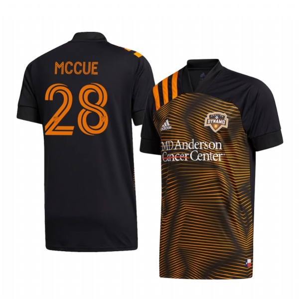 Erik McCue Houston Dynamo 2020-21 HTX 15 Men's Black Short Sleeve Jersey