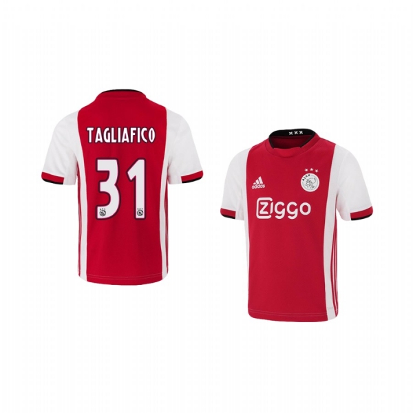 Youth Nicolás Tagliafico Ajax 19-20 Home Jersey