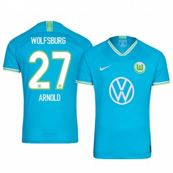 VfL Wolfsburg Maximilian Arnold Blue Away Jersey 19-20 Men's