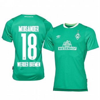 Men's Werder Bremen Niklas Moisander Home Jersey 19-20