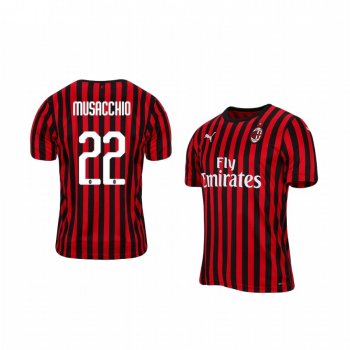 AC Milan Mateo Musacchio 19-20 Home Men's Short Sleeve Jersey