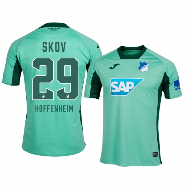 TSG 1899 Hoffenheim Robert Skov Green Away Jersey 19-20 Men's