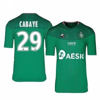 Men's AS Saint-Etienne Yohan Cabaye Home Jersey 19-20