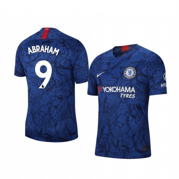 Chelsea Tammy Abraham Men's Blue Home Short Sleeve Jersey 19-20