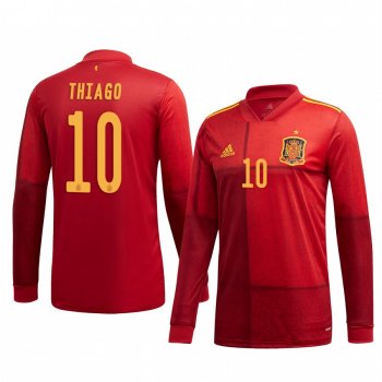 Thiago Spain 2020 Red Home Replica Jersey Men's