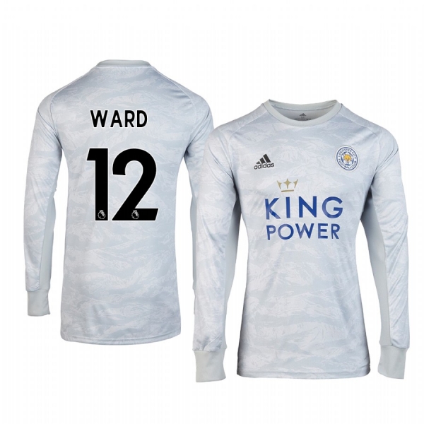 Youth 19-20 Leicester City Danny Ward Grey Goalkeeper Long Sleeve Jersey