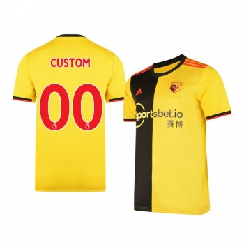 Custom Watford Men's Home Jersey 19-20